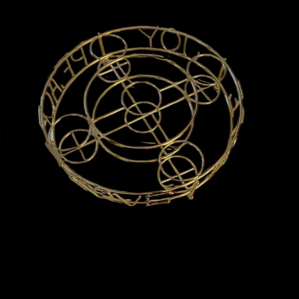 Gold votive holder event